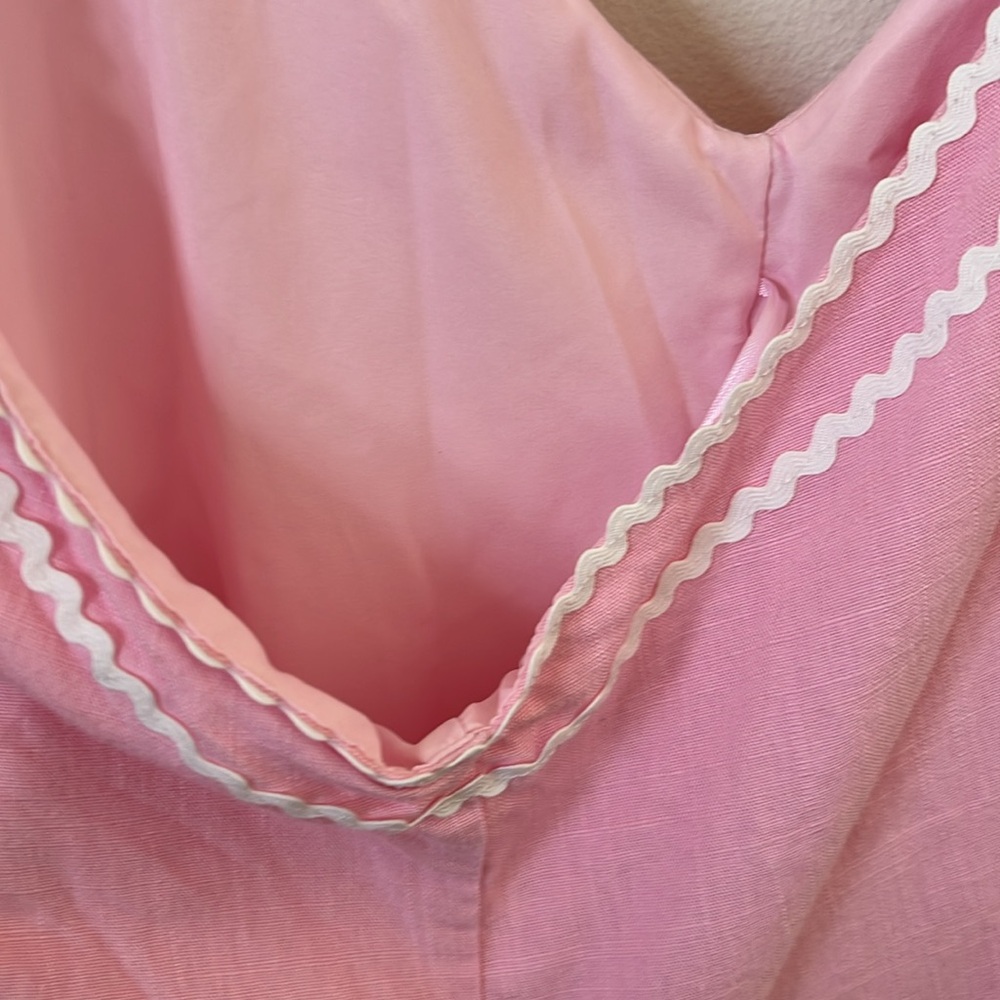 Petal & Pup Pink Chemise with Ruffle Hem - Picture 5 of 6